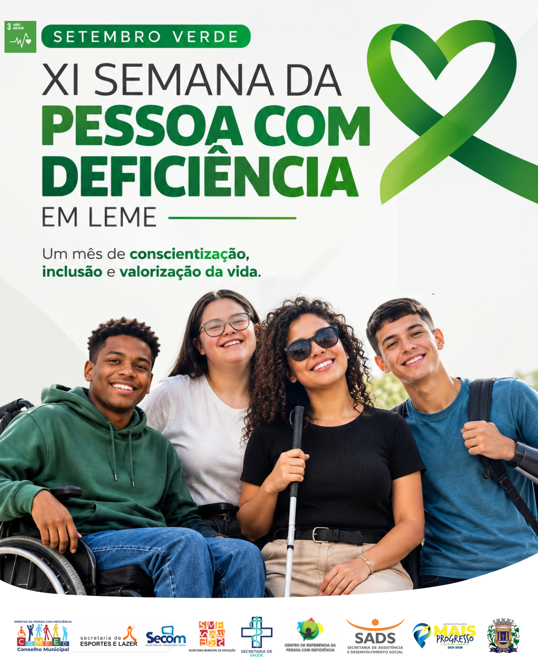 Leme promove a XI Semana da Pessoa com Deficiência durante o Setembro Verde