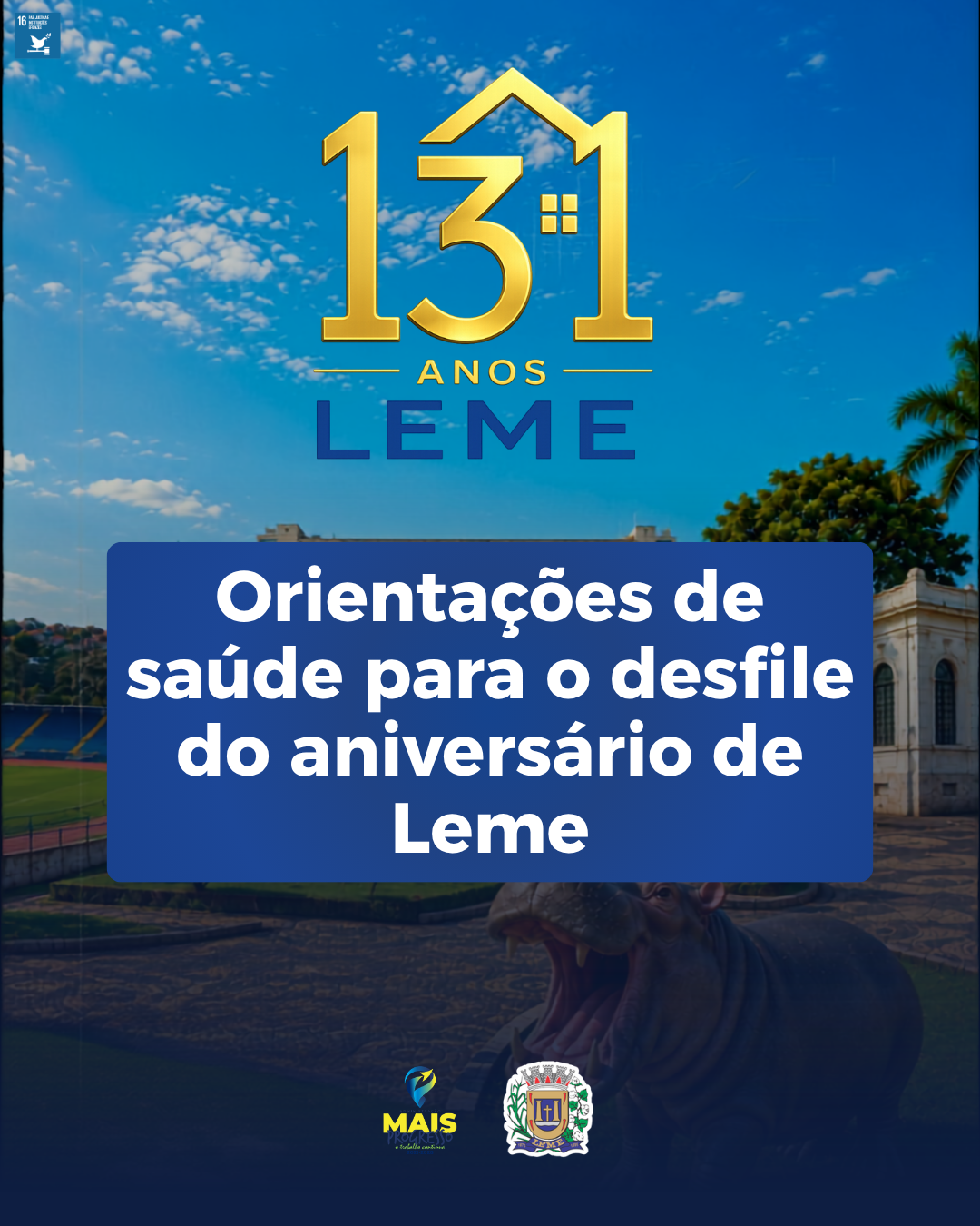 Prefeitura orienta população sobre cuidados com a saúde durante o Desfile Cívico deste sábado