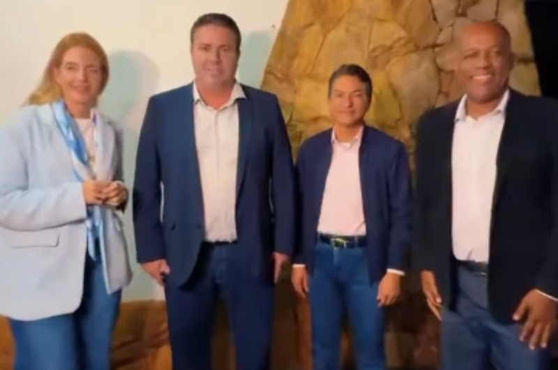 Prefeito Claudemir Borges participa de evento com deputado Marcos Pereira em Campinas
